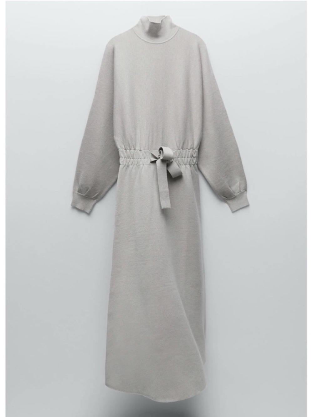 Zara Textured Knit Sweater Maxi Dress S - Picture 3 of 16